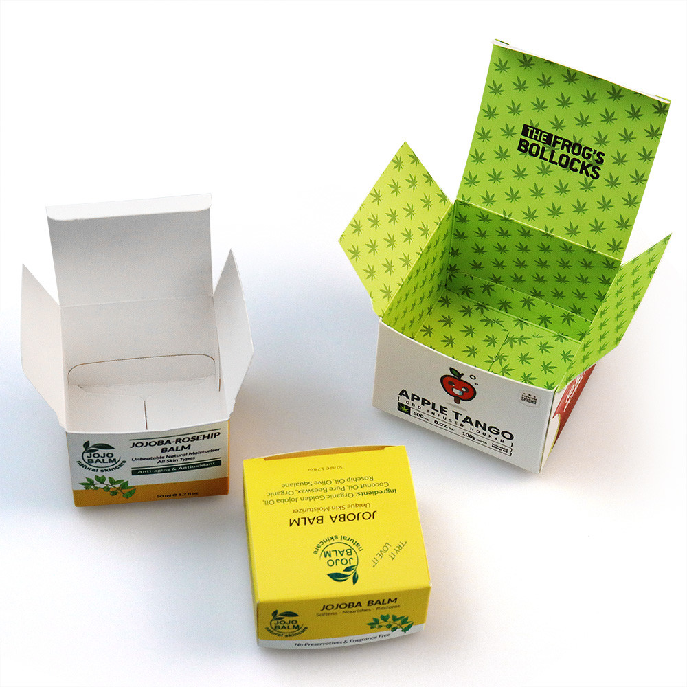 Custom Printing Eco Packaging Box Cardboard CBD Packaging Boxes