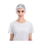 bound seams Disposable Head Cover , 36cm Disposable Mob Cap