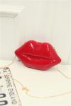2016 new lady lips lip-shaped acrylic evening bags Shoulder Messenger mini