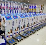 DHM - 3 Coin Operated Luggage Scales For Hotel / Airport