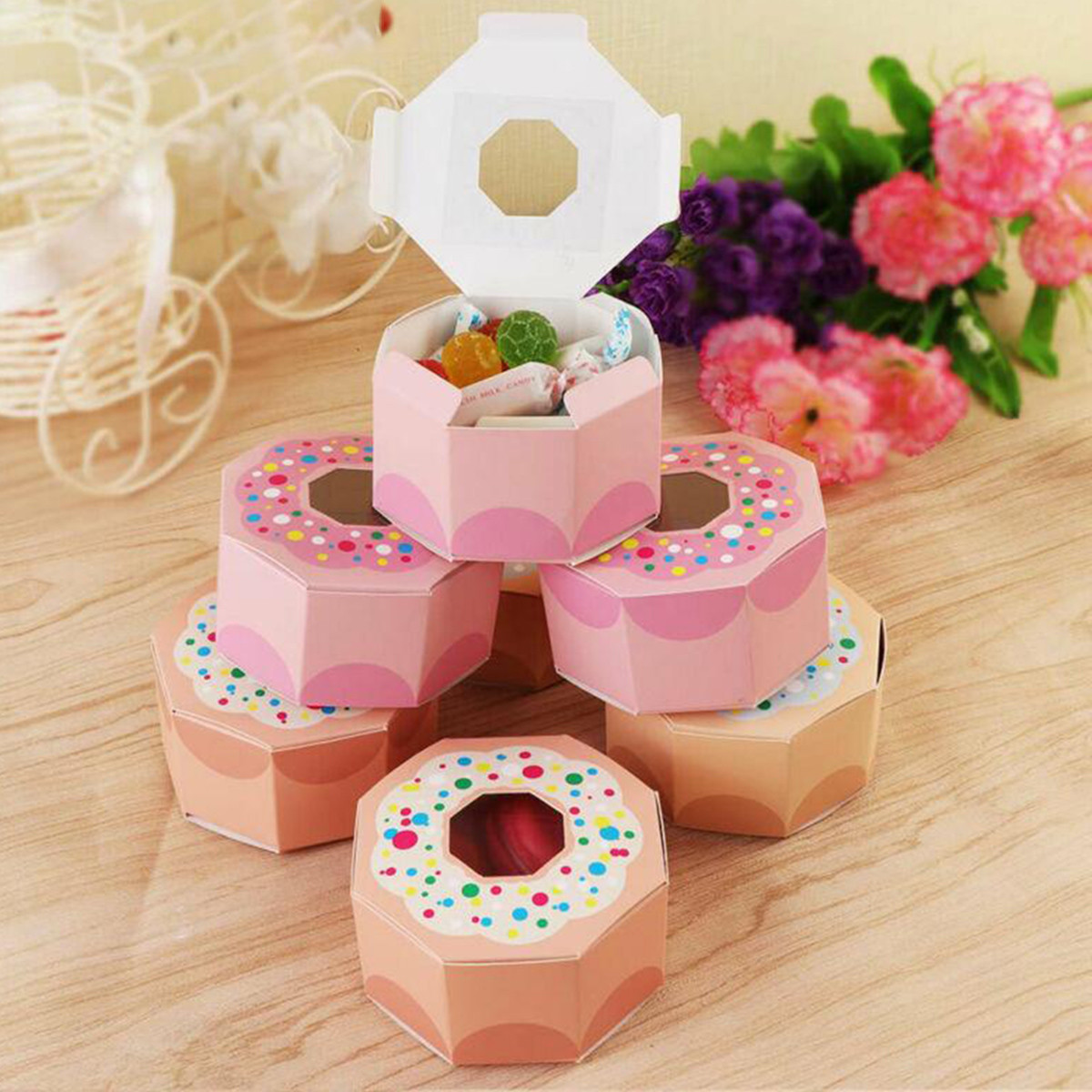300GSM Food Grade Paper Pie Boxes Packaging For Pastries