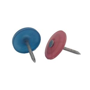 Quality Roofing 12 Gauge Plastic Cap Nails Ring Shank wholesale