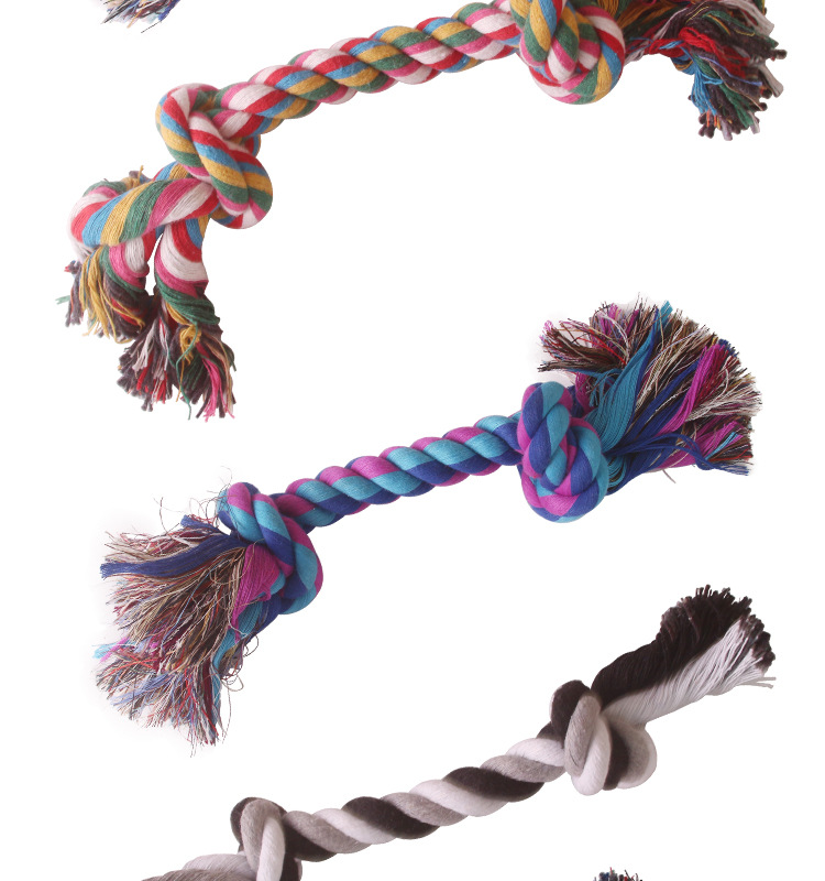 Pet Toy Hand-woven Set Chew Interactive Chew Cotton Dog Rope Toys Small Animals