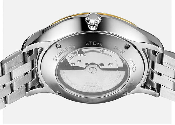 Automatic Movement Stainless Steel Waterproof Watch , Mens Dress Watches Japan 24 Jewels