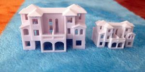 Quality 1:500 model villa-model praetorium, architectural model, model quinta,ABS landscapes wholesale