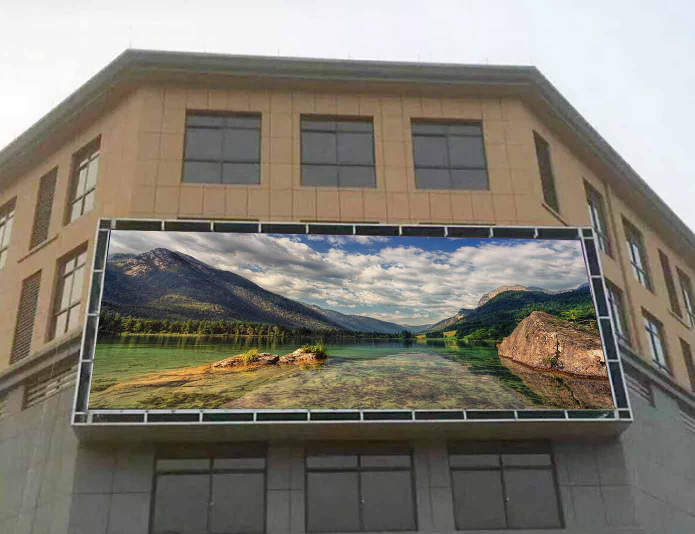 outdoor p8 led screen front service