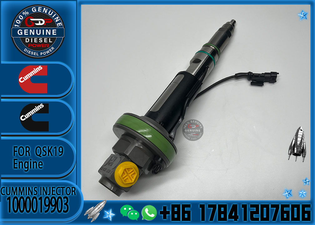 Auto Parts Common Rail Diesel Fuel Injector 1000019903 For Cummins QSK19 QSK38 QSK60