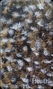 Quality Vintage Black Brown Cast Pattern Acrylic Sheet Furniture Craft Decor 1.2g/cm3 wholesale