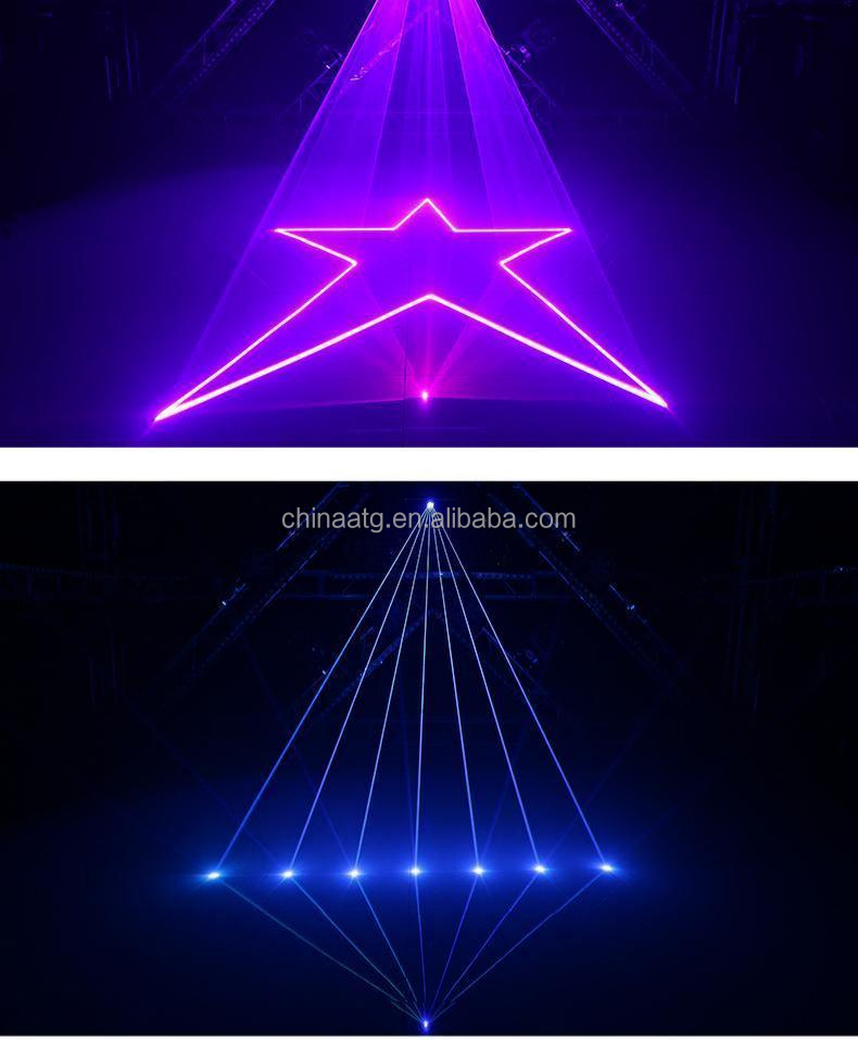 DMX512 Control LED RGB Laser Stage Light 2w 3w 6w 10w For Disco And DJ Party