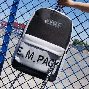 Quality New nylon monogram printed backpack fashion trend European and American style outdoor backpack wholesale