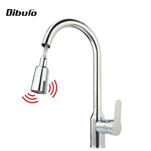 Quality 35mm Cartridge Chrome Plated Touch Free Kitchen Sink Faucet wholesale