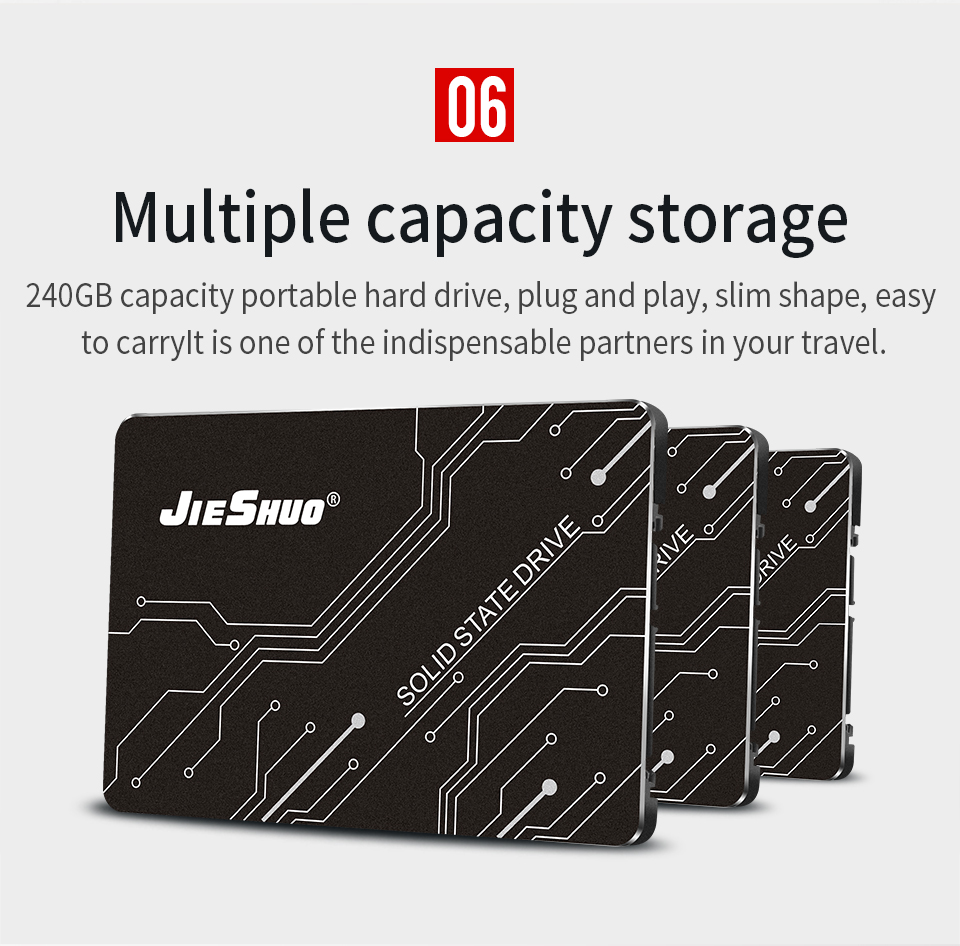 2.5 Inch 240GB Solid State Drive OEM Internal Solid State Hard Drive