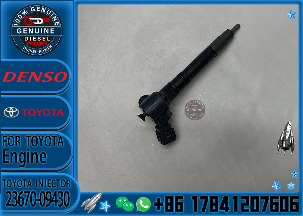 Common Rail Diesel Injector 23670-0E020 23670-09430 For Toyota 2GD-FTV Engine