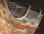 white craft paper rope handle paper shopping bags wholesale, fancy logo printed