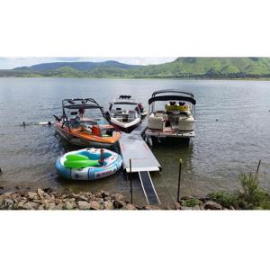 Quality 1000 Denier PVC Pontoon Dock Floating Inflatable Water Platform wholesale