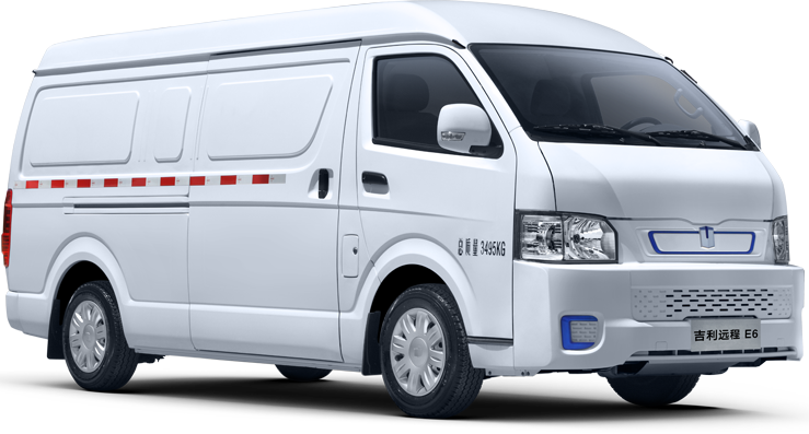 Pictures Remote E6 2022 Four Door Two Seats Van Transporter Fast Charging Electric Van For Logistics Transport