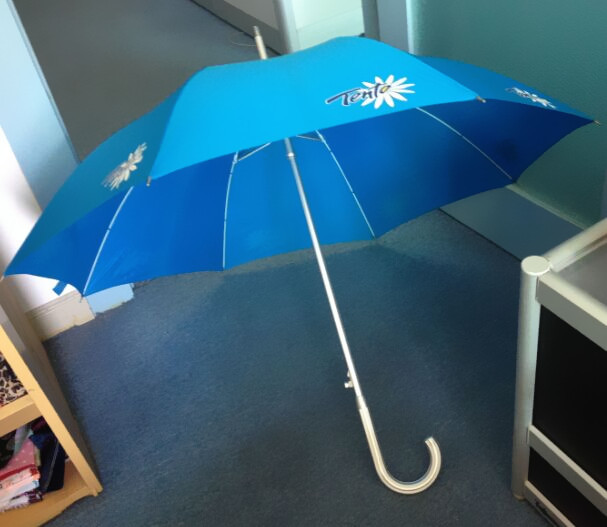 BSCI 8mm Metal Shaft Straight Aluminium Umbrella