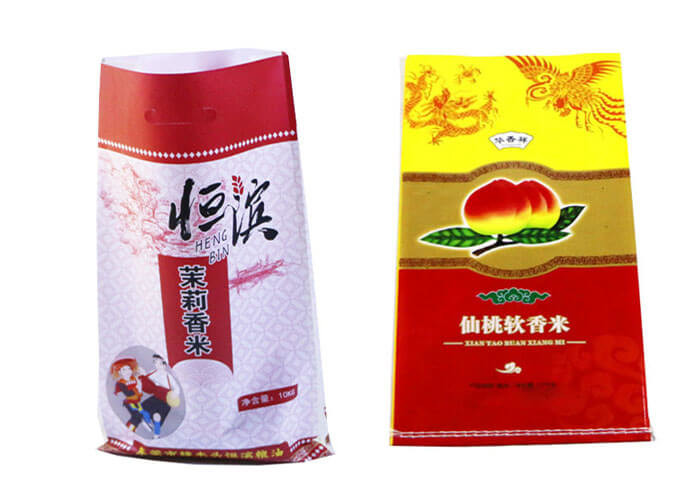 Tear Resistant Sugar Packaging Bags , Sugar Plastic Bags Double Stitched
