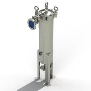 Quality 62KG Stainless Steel Bag Filter Housing Top Entering Type for Food Industry wholesale