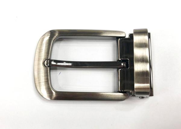 Classic Belt Clip Buckle 1.2" 30mm For 1.1" 28mm Belt Strap / Brushed Gunmetal