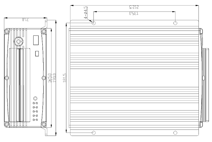 8CH Full 960H HDD Mobile DVR Black box with wifi & 3G & GPS for Tubing vehicles, police cars, armored cars,