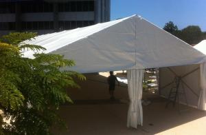 Quality Weatherproof Commercial Storage Tents With Enhanced UV Protection Flame Retardant Fabric wholesale