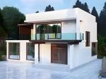 Luxury 2 Story Prefabricated Light Steel Frame Houses with 5 Bedrooms