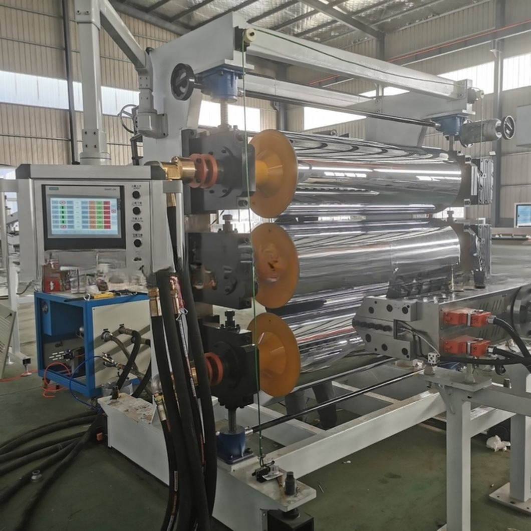 Plastic PP PE PS ABS HIPS Sheet Extrusion Machine