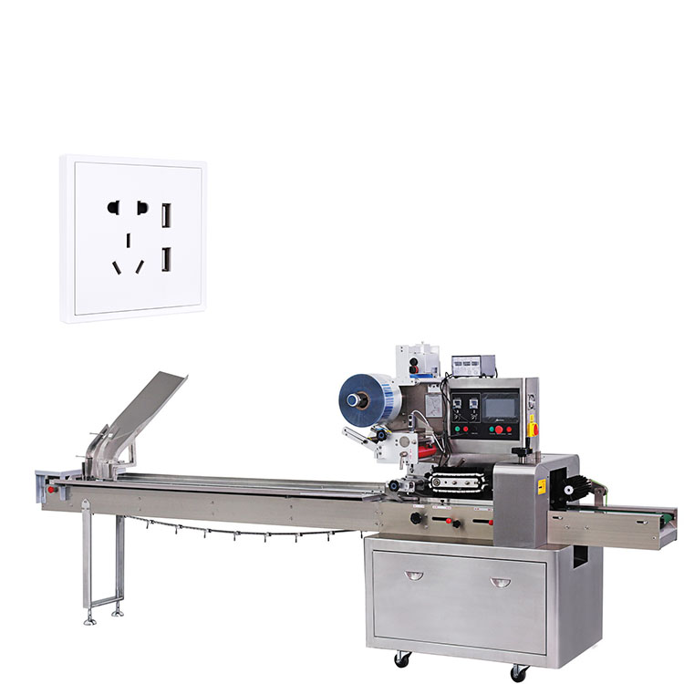 Horizontal Instant Noodles Pillow Packaging Machine For Biscuit Bread
