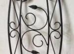 Round / Square Steel Wrought Iron Glass Tempered Durable Antiseptic