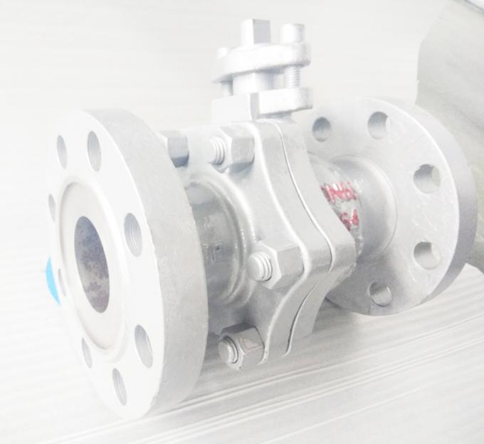 Carbon Steel DN100 Cryogenic Flanged Ball Valve For Liquid Oxygen / Hydrogen
