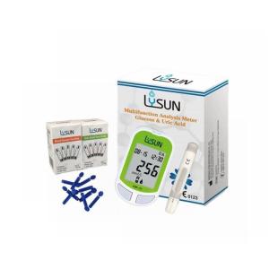 Quality Cheap Convenient 2in1 Blood Glucose &amp; Uric Acid Meter Tiny Specimen Health Care wholesale