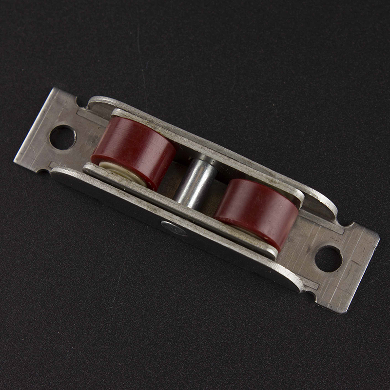 16mm UPVC Sliding Door Window Pulley with POM Wheel and Stainless Iron/Steel Frame