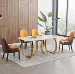 Modern 4 Seater Marble Dining Table
