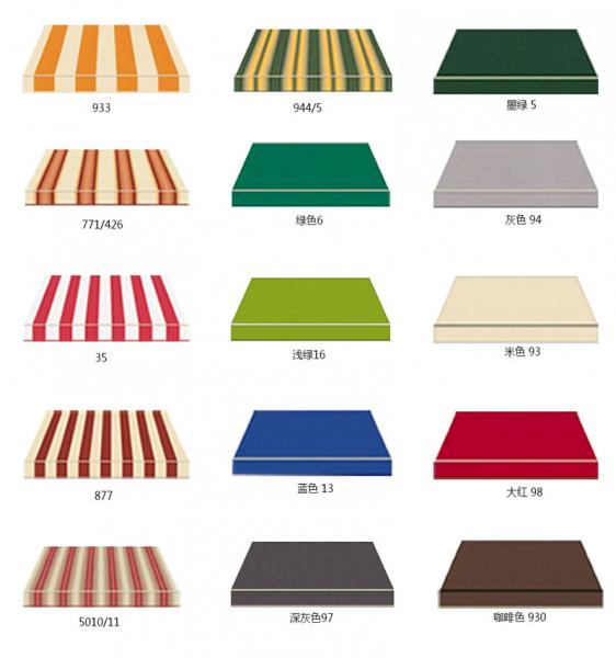 Aluminium Waterproof Retractable Awning Retractable Garden Canopy With Rain Chennel