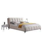 Queen Size Velvet Fabric Four Seasons Bed