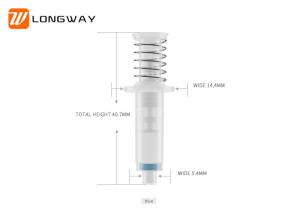 Quality Customized Hand Lotion Pump , 24 410 Lotion Pump 304 Spring PP Material wholesale