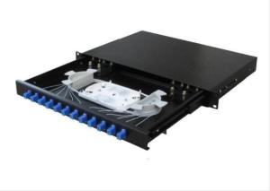Quality FTTB Lc Fiber Coupler For Telecom , 1U 12 Port Fiber Optic Coupler Splitter wholesale