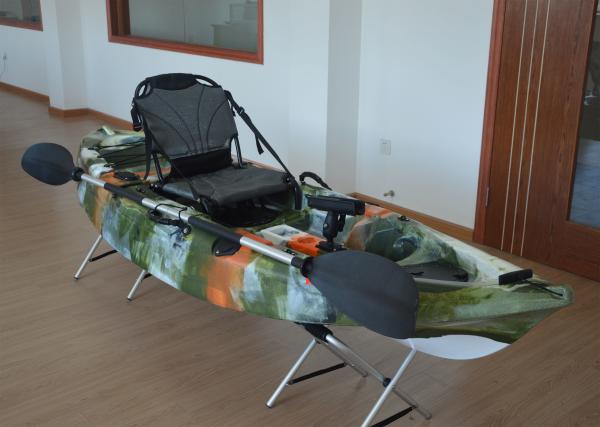 Rotomolding Sit On Top 12 Ft Kayak , One Person Saltwater Fishing Kayak Long