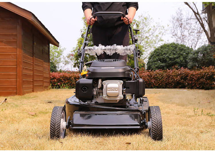 18" 21'' 196cc Gasoline Lawn Mower 3.5KW Hand Push Grass Cutting Machine