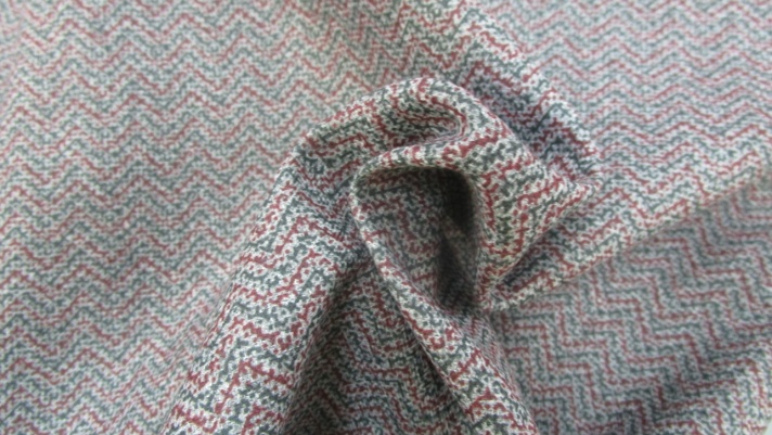 Polyester Cotton 5MM Stripes Optical White TC Anti Static Fabric For Medical Uniforms