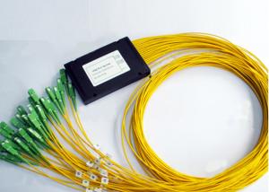 Quality Low PDL Fiber Optic Splitter , PLC Optical Splitter Environmental Stable wholesale