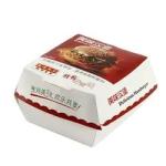 Disposable kraft paper burger packaging box food grade customized logo