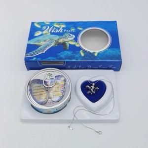 Quality DIY Fashion Wish Pearl Necklace Ananda Gift Box Sets with Turtle Cage Pendant for Holiday Gift wholesale