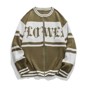 Quality Long Sleeve Black Knit Sweater wholesale