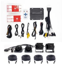 Quality Digital Waterproof Reverse 360 Car Camera Systems DC12V 24V wholesale
