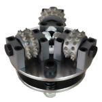 Vacuum Brazed Diamond Bush Hammer Wheel for Durable Abrasive Disc and Granite