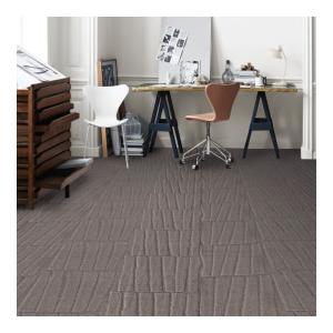 Quality High-Low Loop Plain Commercial Broadloom Carpet Solution Dye INVISTA Nylon 66 wholesale