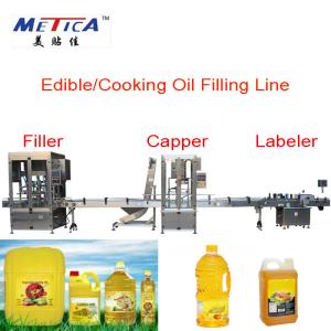 Quality 220V Edible Coconut Oil Bottling Production Line 1500BPH wholesale