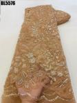 New good quality wedding bridal dress pink beaded lace with sequins Austria